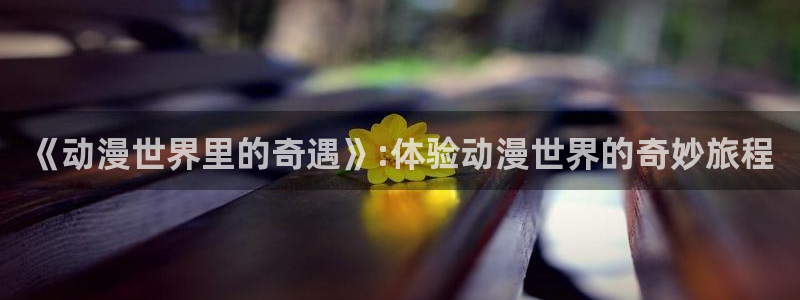 age动漫官网樱花动漫：《动漫世界里的奇遇》:体验动漫世界的奇妙旅程